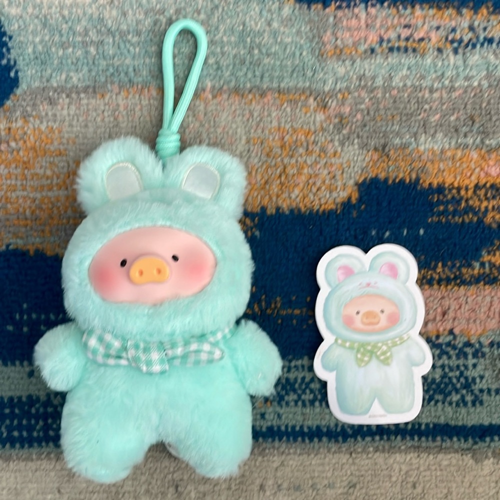 Lulu the Piggy Plush Keychain from Joyful Series